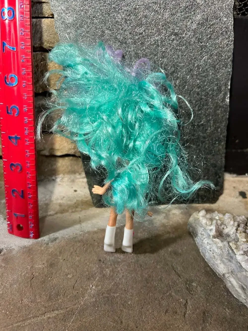 Wild Style Bella Shopkins Doll Bow Lavender Teal purple Hair 5